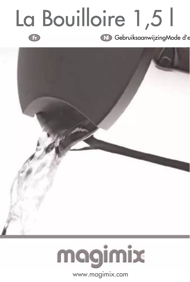 Imagen de la primera página del manual del dispositivo La Bouilloire 1.5L