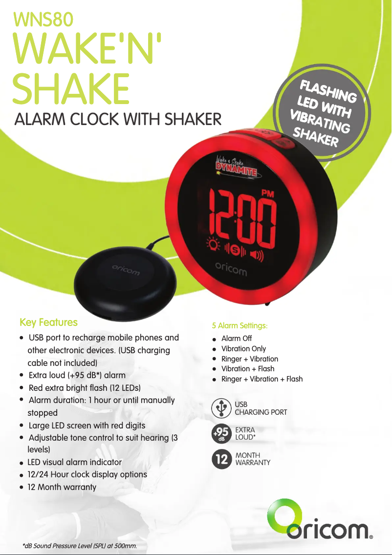 Imagen de la primera página del manual del dispositivo WNS80