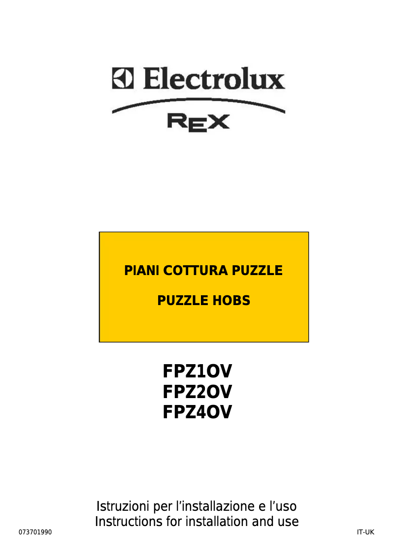 Página 1 del manual Manual de usuario Rex FPZ2OV