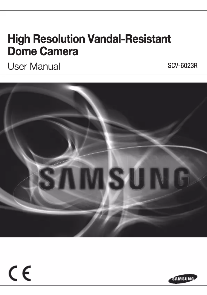 Imagen de la primera página del manual del dispositivo SCV-6023R