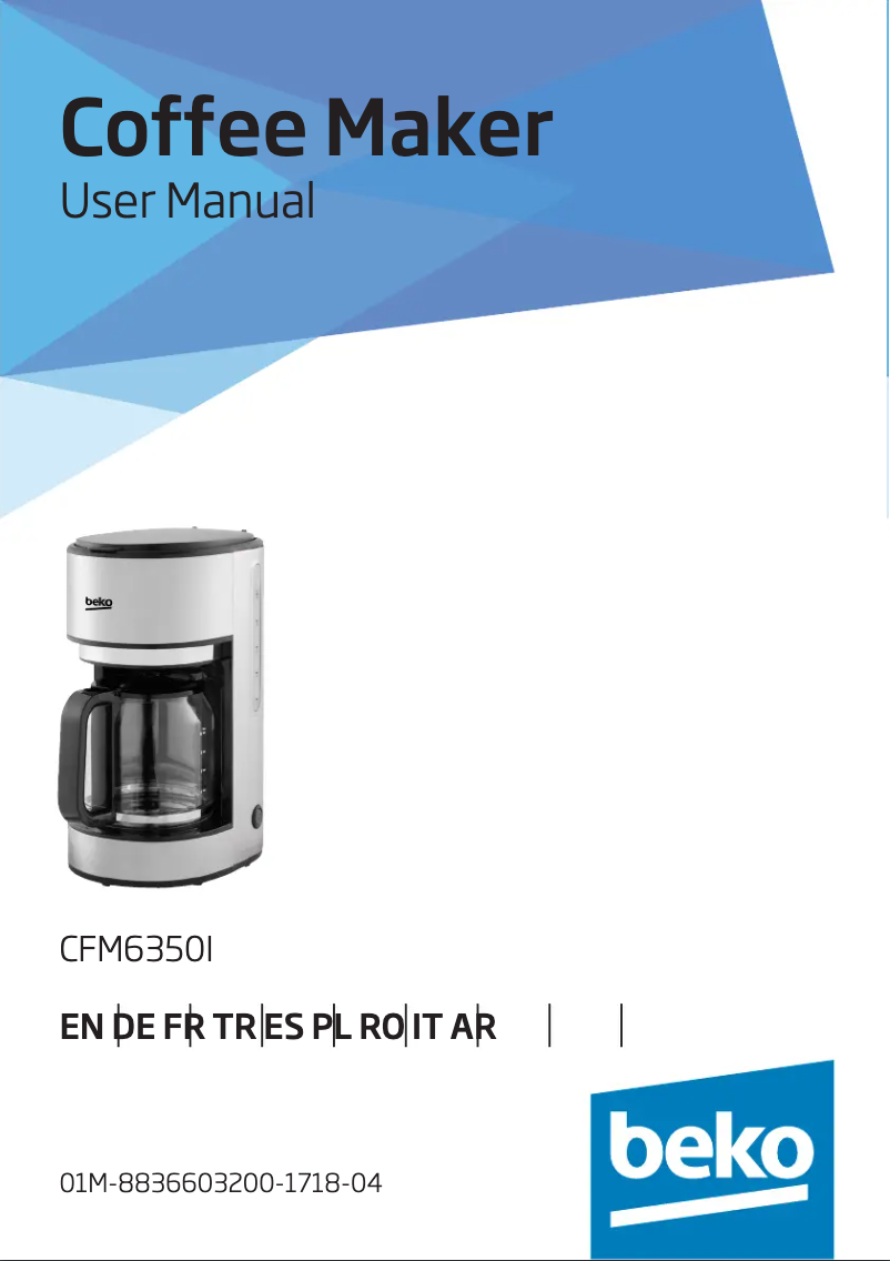 Página 1 del manual Manual de usuario Beko CFM6350I