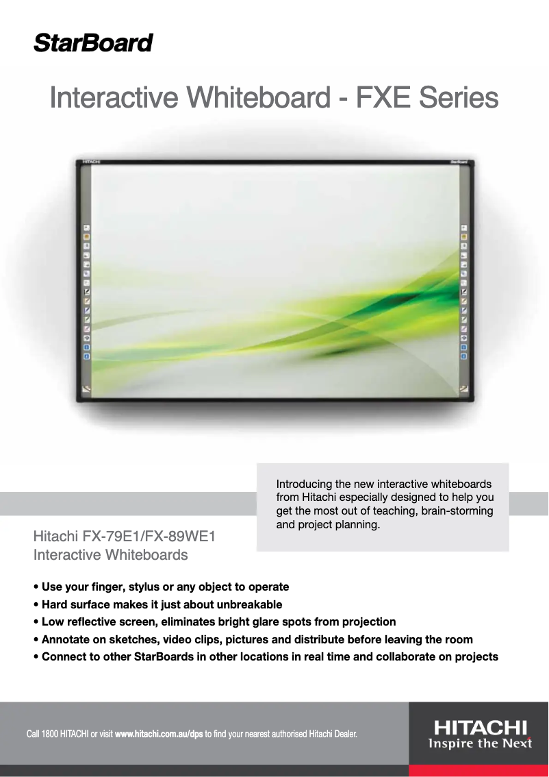 Imagen de la primera página del manual del dispositivo FX-E