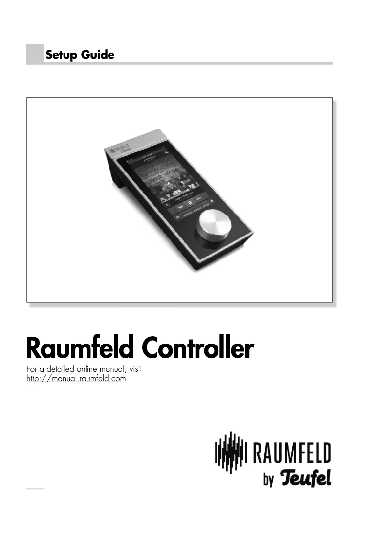 Página 1 del manual Manual de usuario Teufel Raumfeld Controller