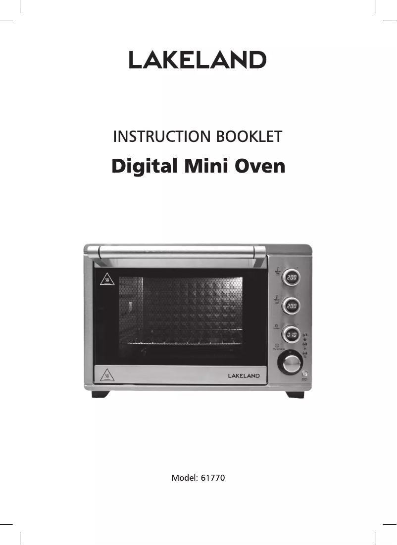 Página 1 del manual Manual de usuario Lakeland 61770