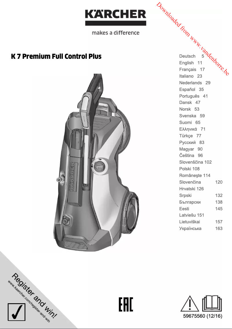 Imagen de la primera página del manual del dispositivo K 7 Premium