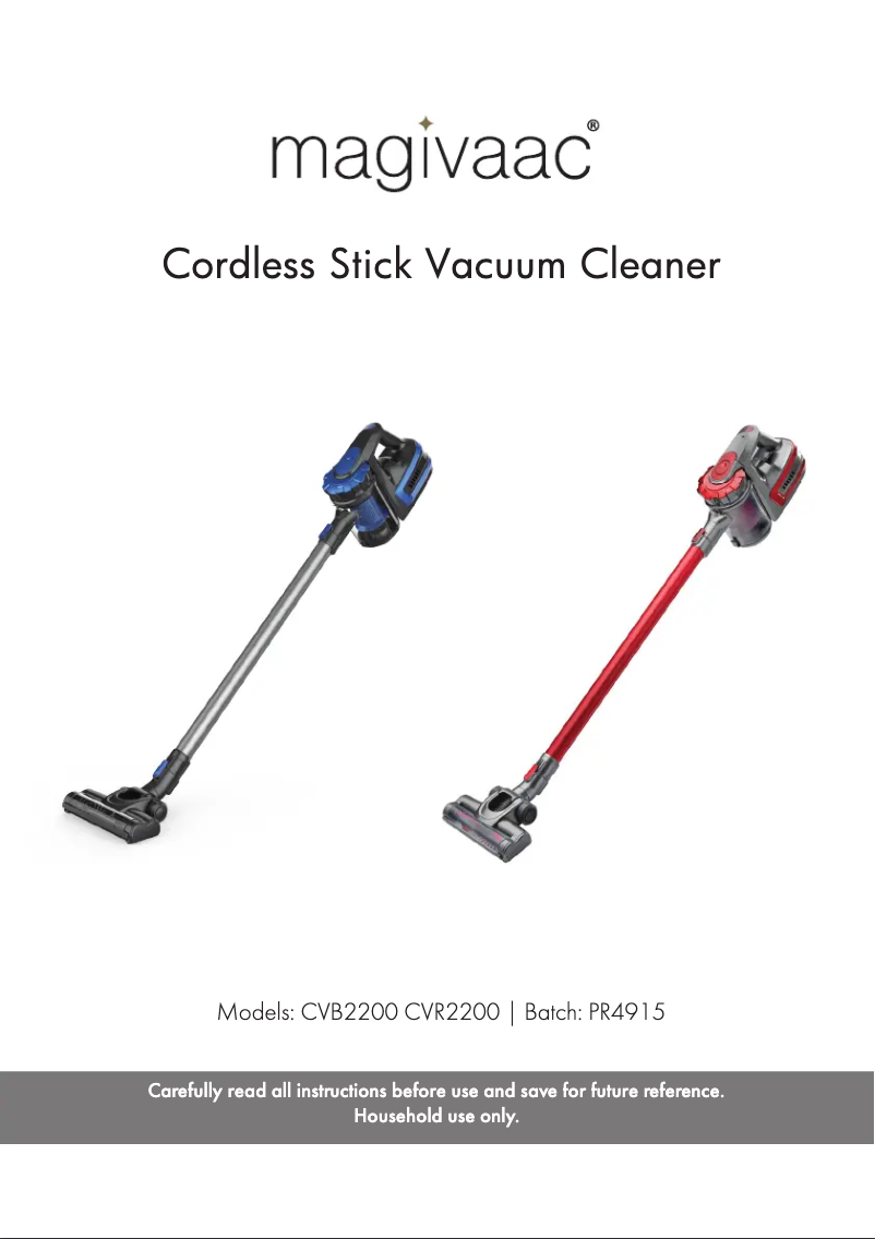 Página nº 1 - Manual de usuario Magivaac CVR2200