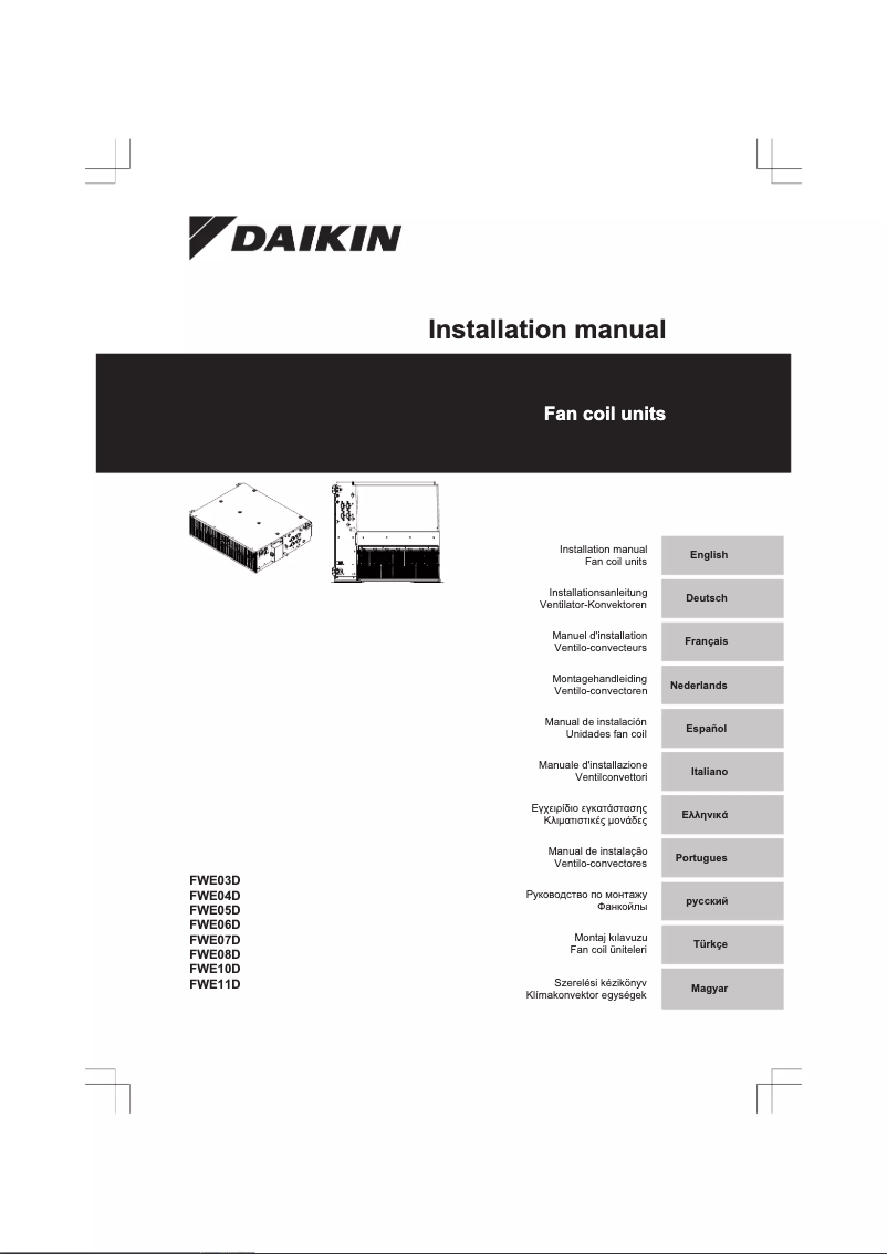 Página nº 1 - Manual de usuario Daikin FWE11DAFN5V3-S