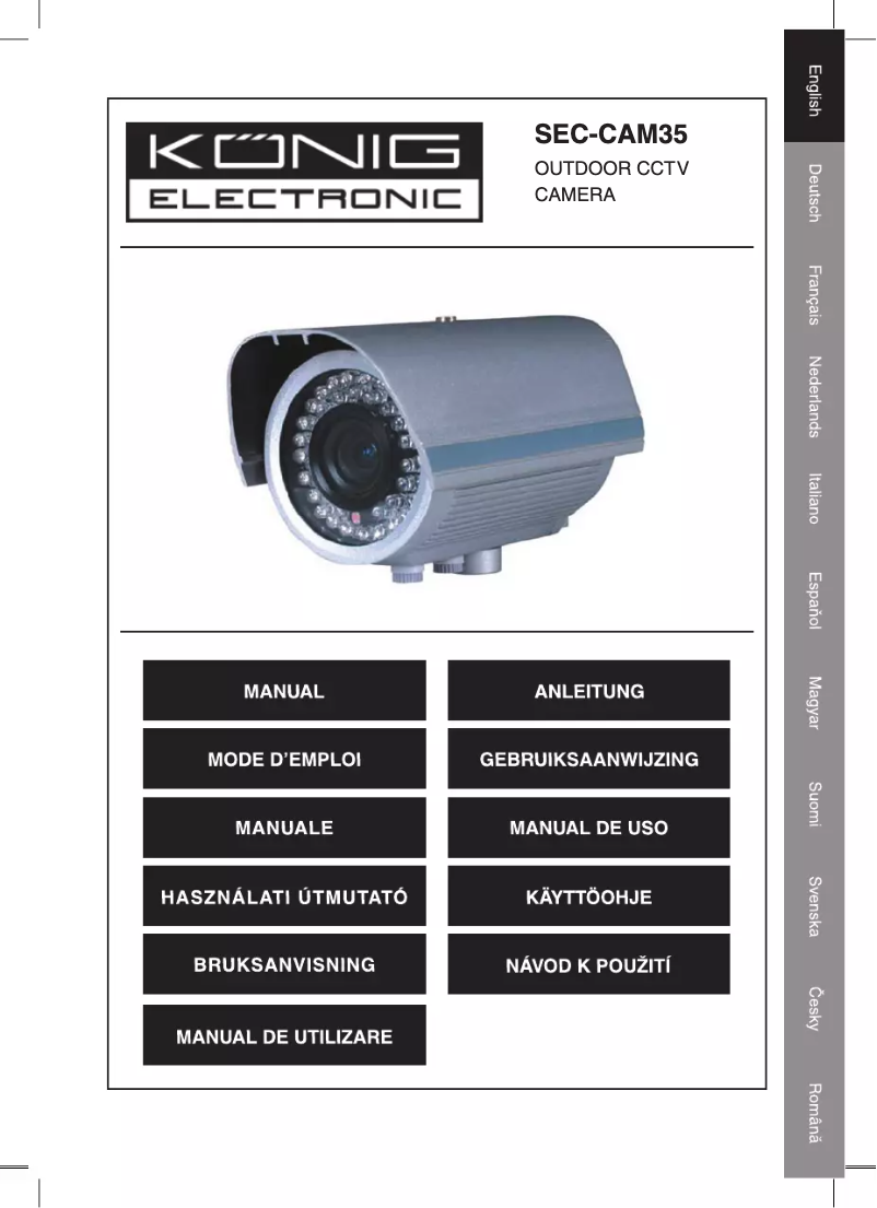 Página 1 del manual Manual de usuario Konig SEC-CAM35B