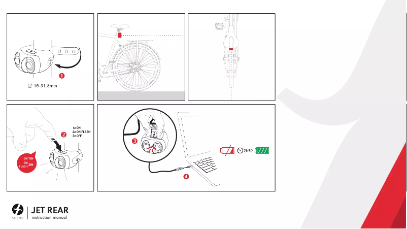 Imagen de la primera página del manual del dispositivo Jet Rear