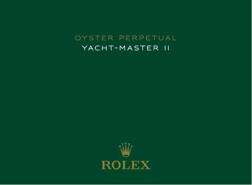 Imagen de la primera página del manual del dispositivo Yacht-Master II