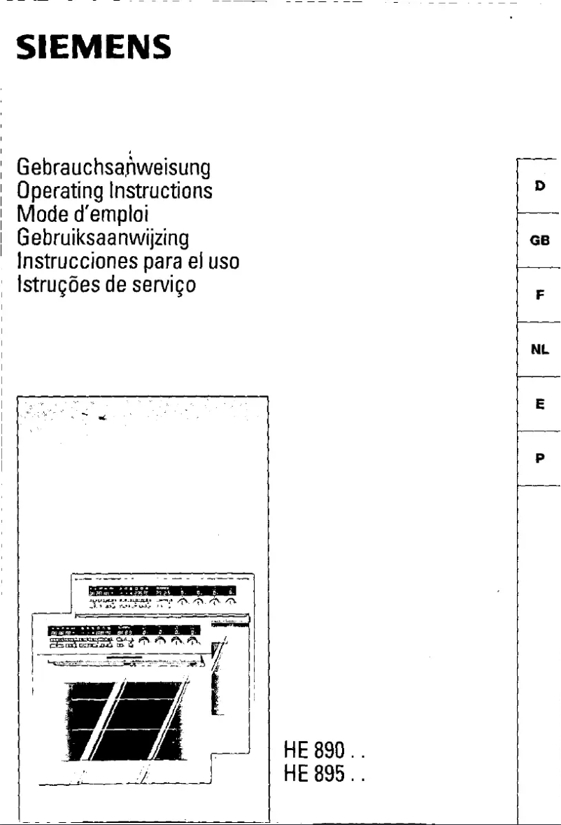 Imagen de la primera página del manual del dispositivo HE89560