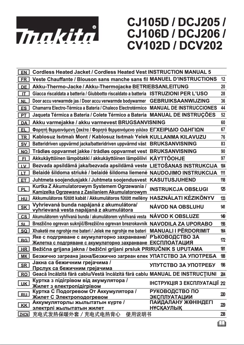 Página 1 del manual Manual de usuario Makita CJ106D