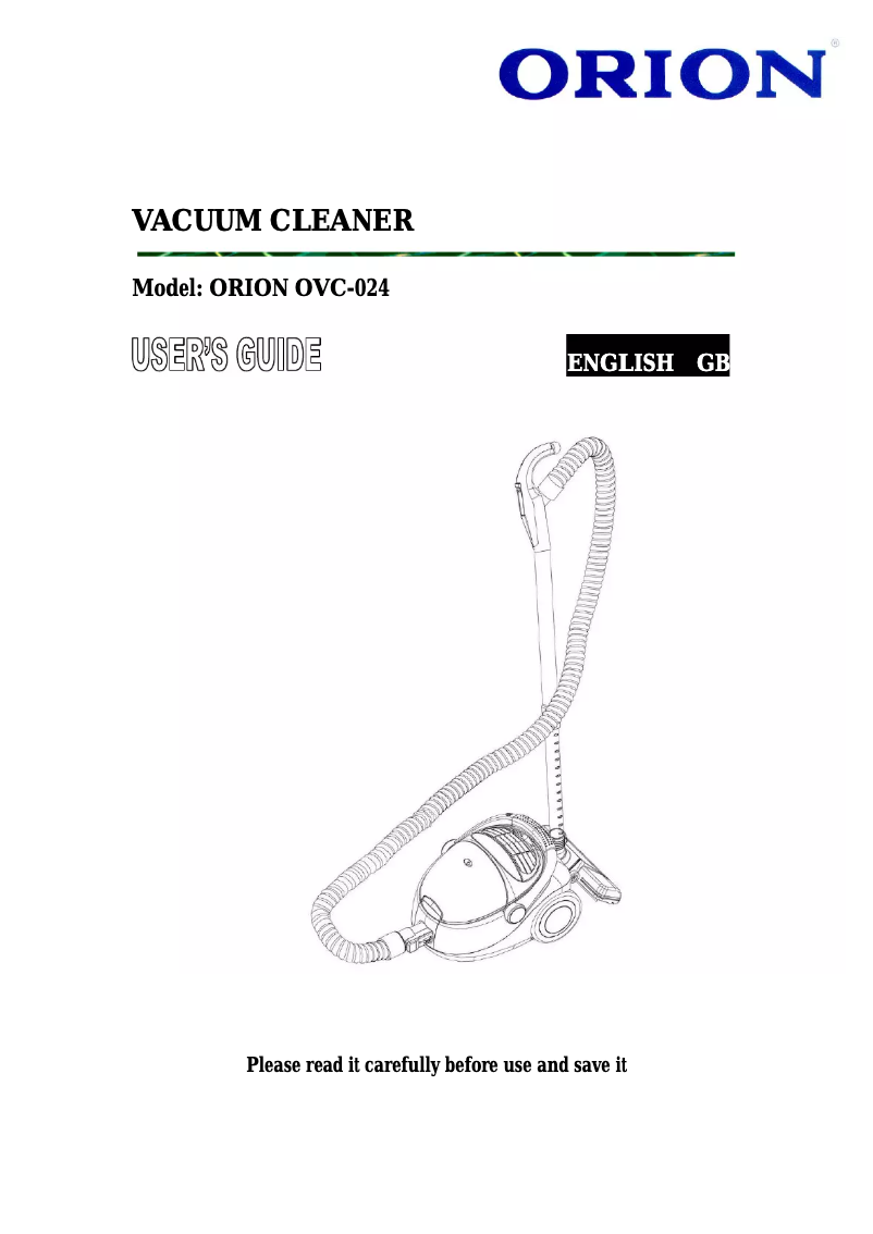 Imagen de la primera página del manual del dispositivo OVC-024