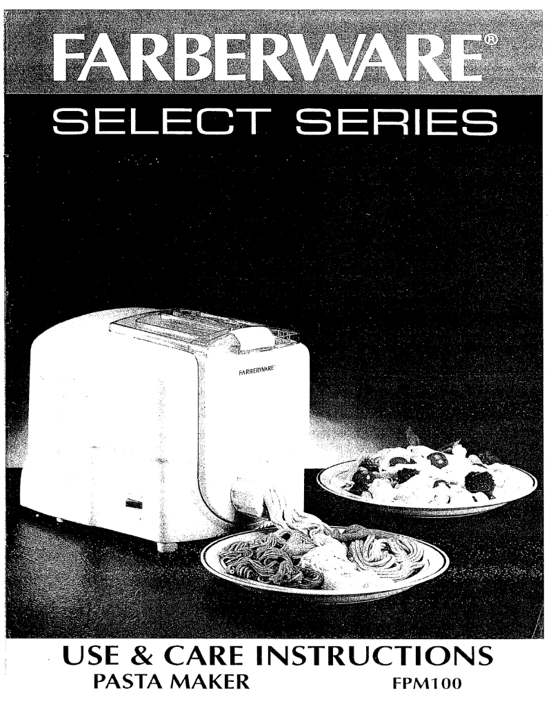 Imagen de la primera página del manual del dispositivo FPM100