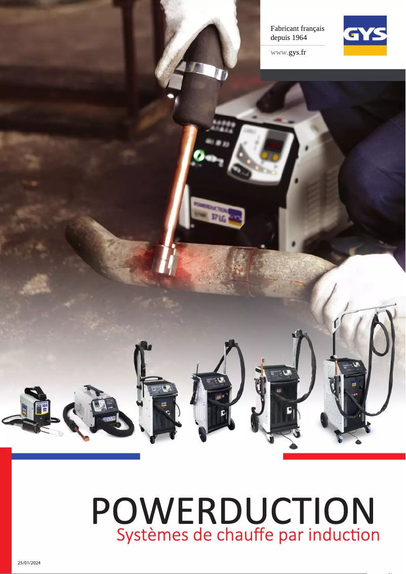 Página 1 del manual Folleto GYS Powerduction 220LG