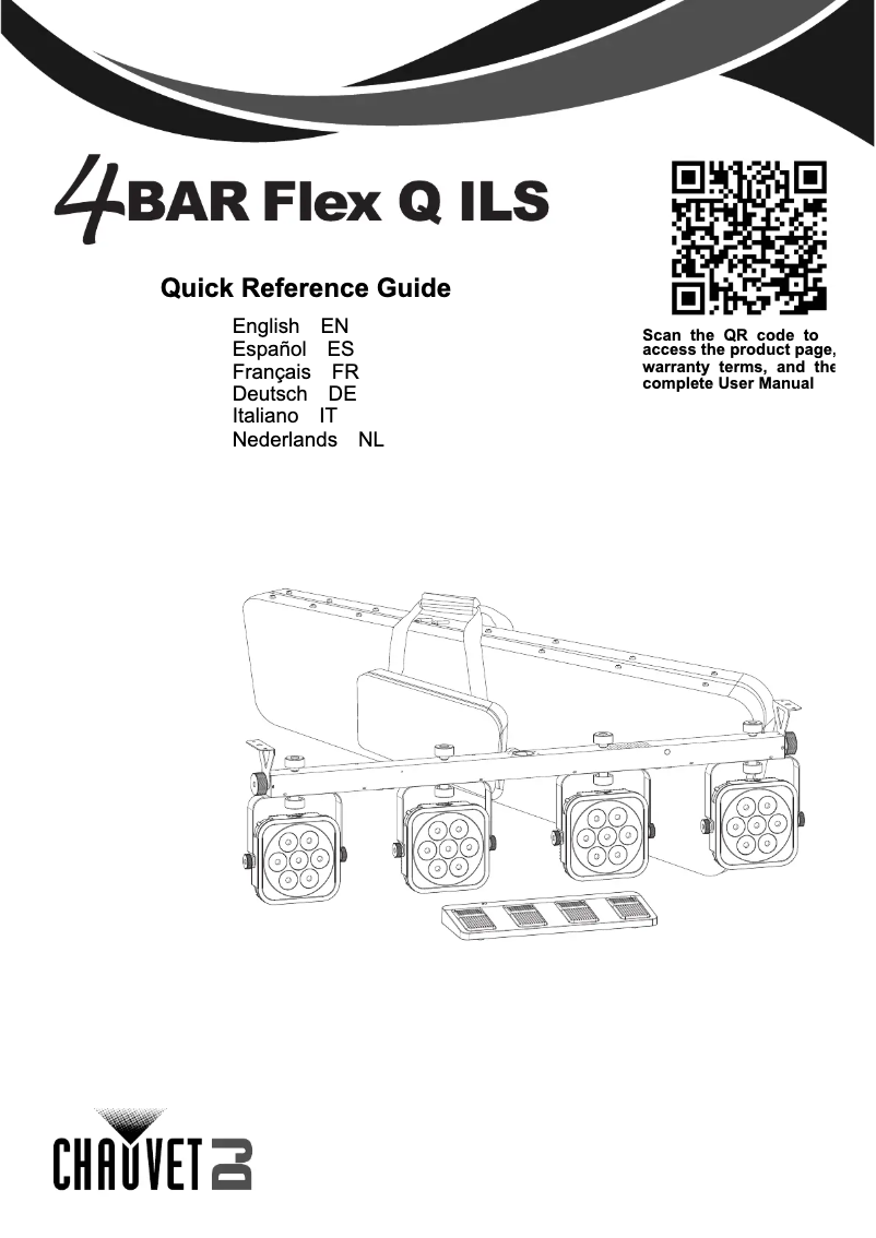 Página 1 del manual Manual de usuario Chauvet 4Bar Flex Q ILS