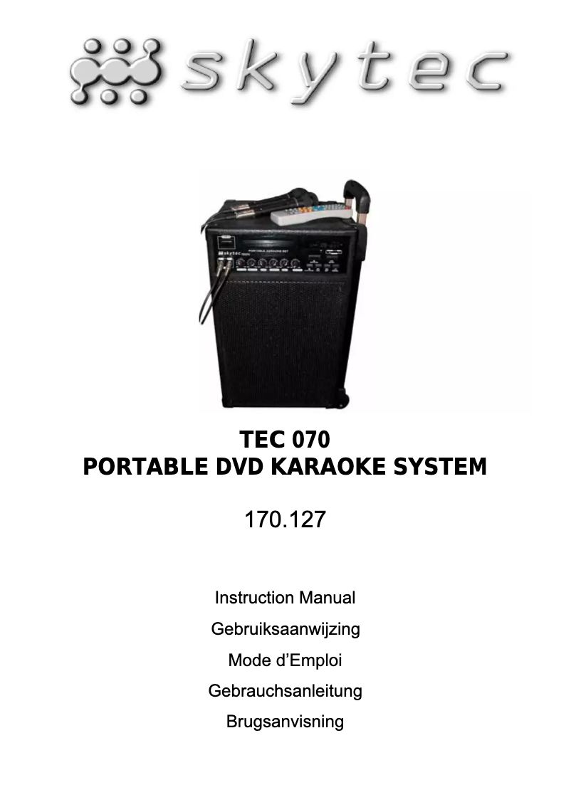 Imagen de la primera página del manual del dispositivo TEC 070