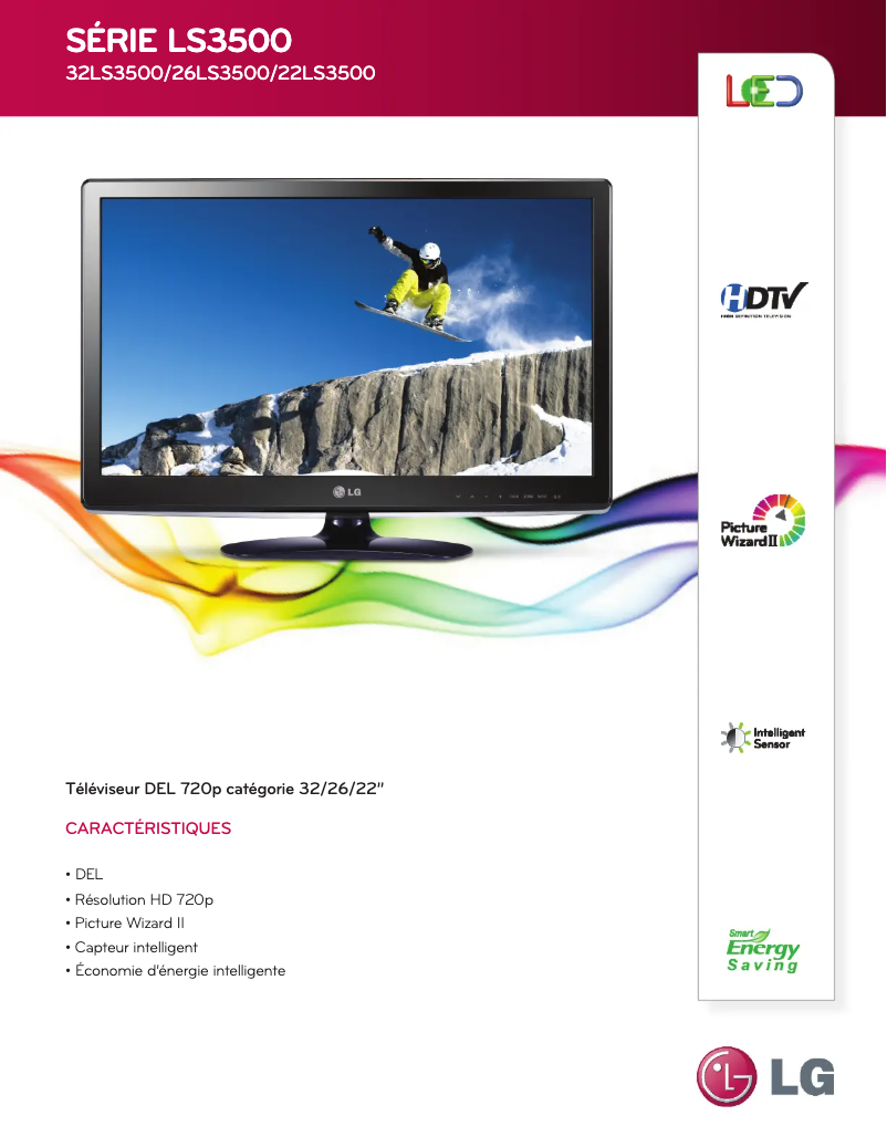 Imagen de la primera página del manual del dispositivo 26LS3500