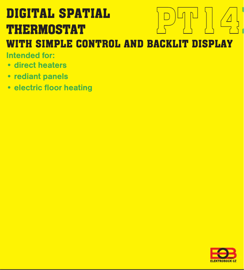 Página 1 del manual Manual de usuario Elektrobock PT14