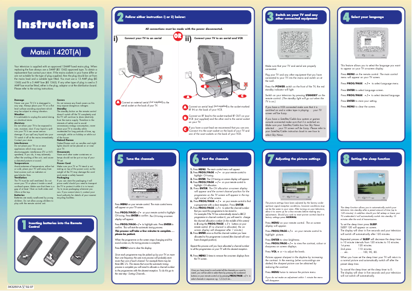 Imagen de la primera página del manual del dispositivo 1420T(A)