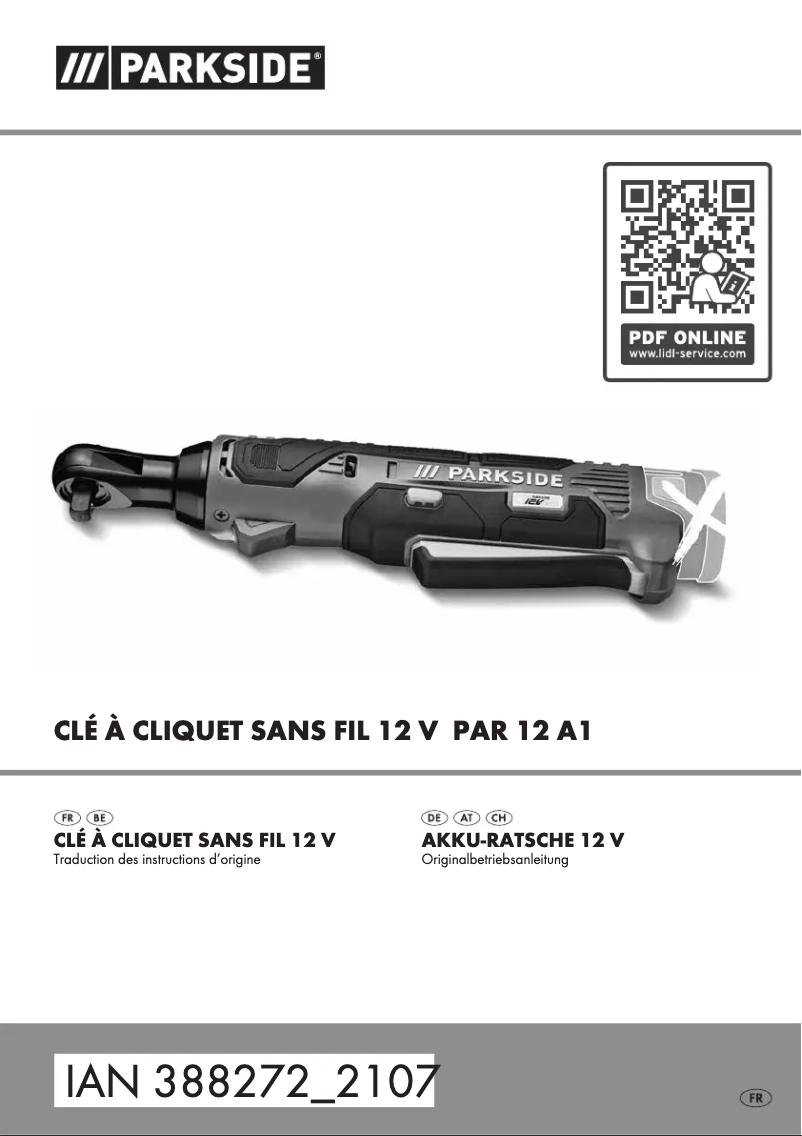 Página nº 1 - Manual de usuario Parkside PAR 12 A1
