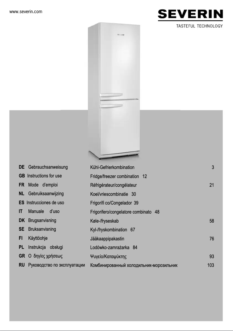 Imagen de la primera página del manual del dispositivo KS 9864