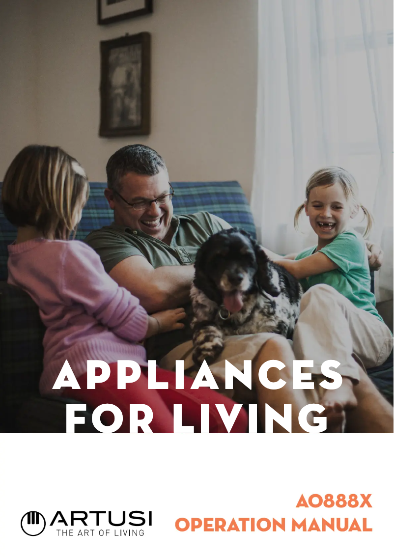 Imagen de la primera página del manual del dispositivo AO888X