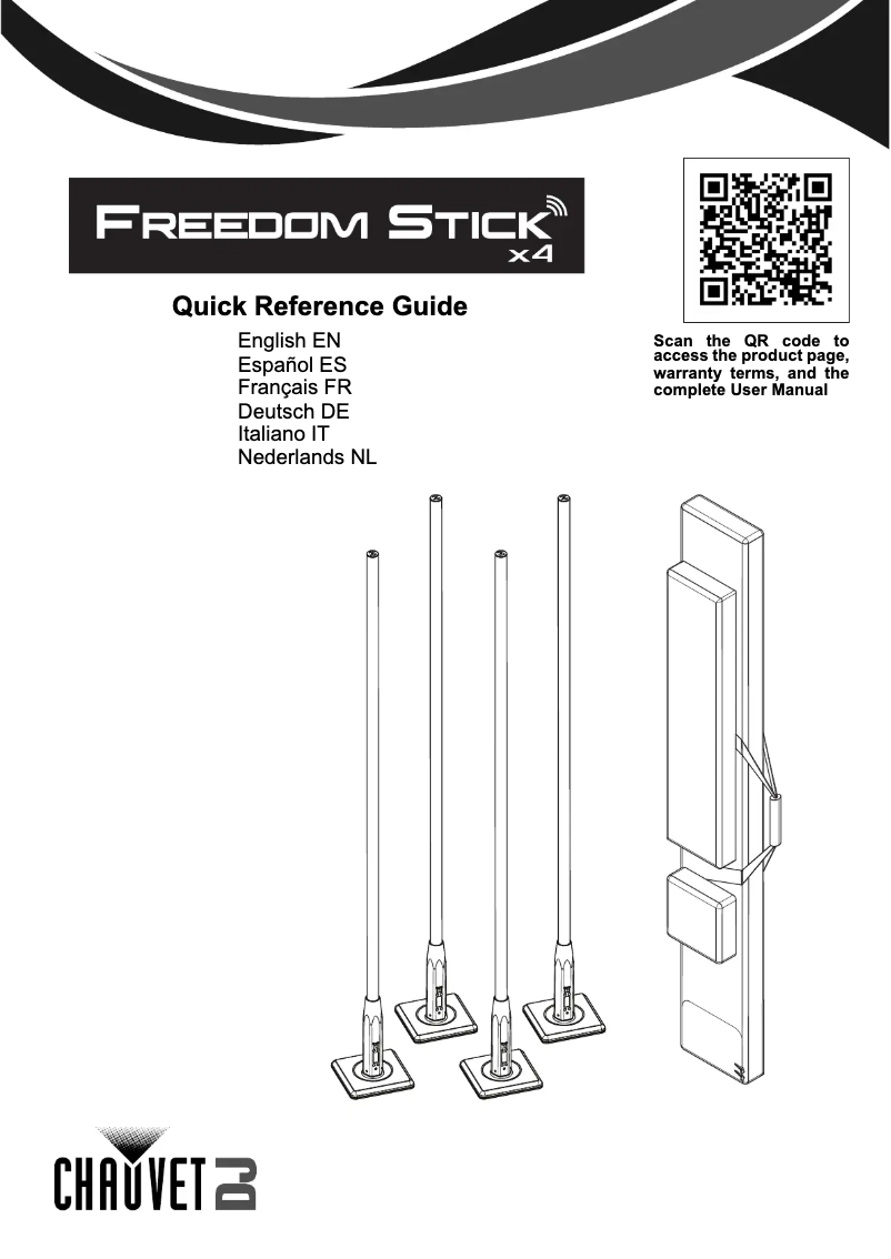 Imagen de la primera página del manual del dispositivo Freedom Stick X4