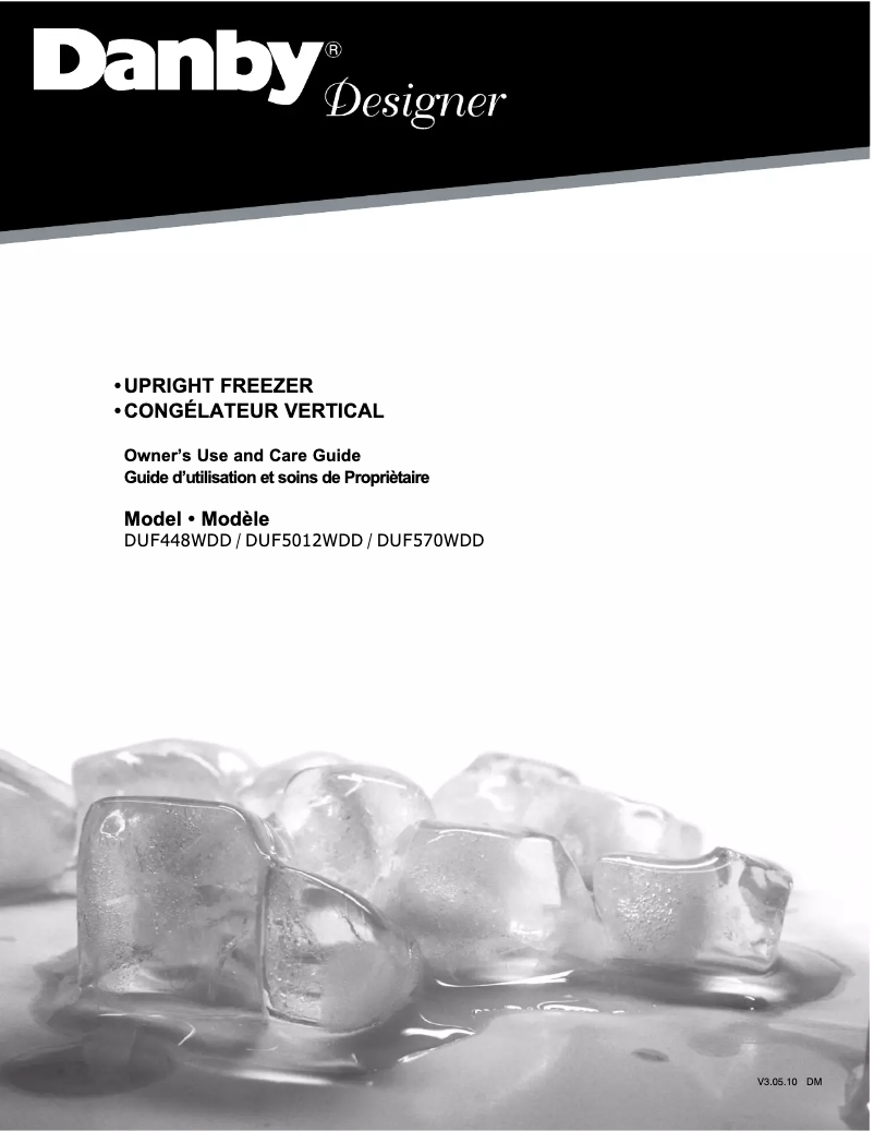 Imagen de la primera página del manual del dispositivo Designer DUF5012WDD