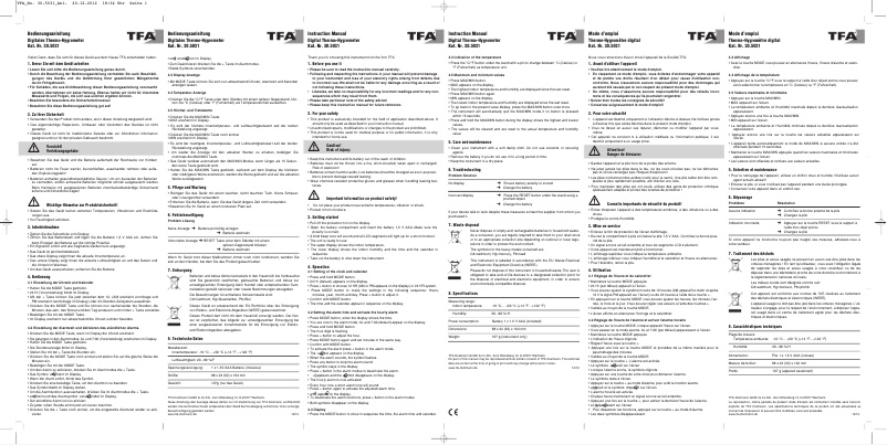 Imagen de la primera página del manual del dispositivo 30.5031