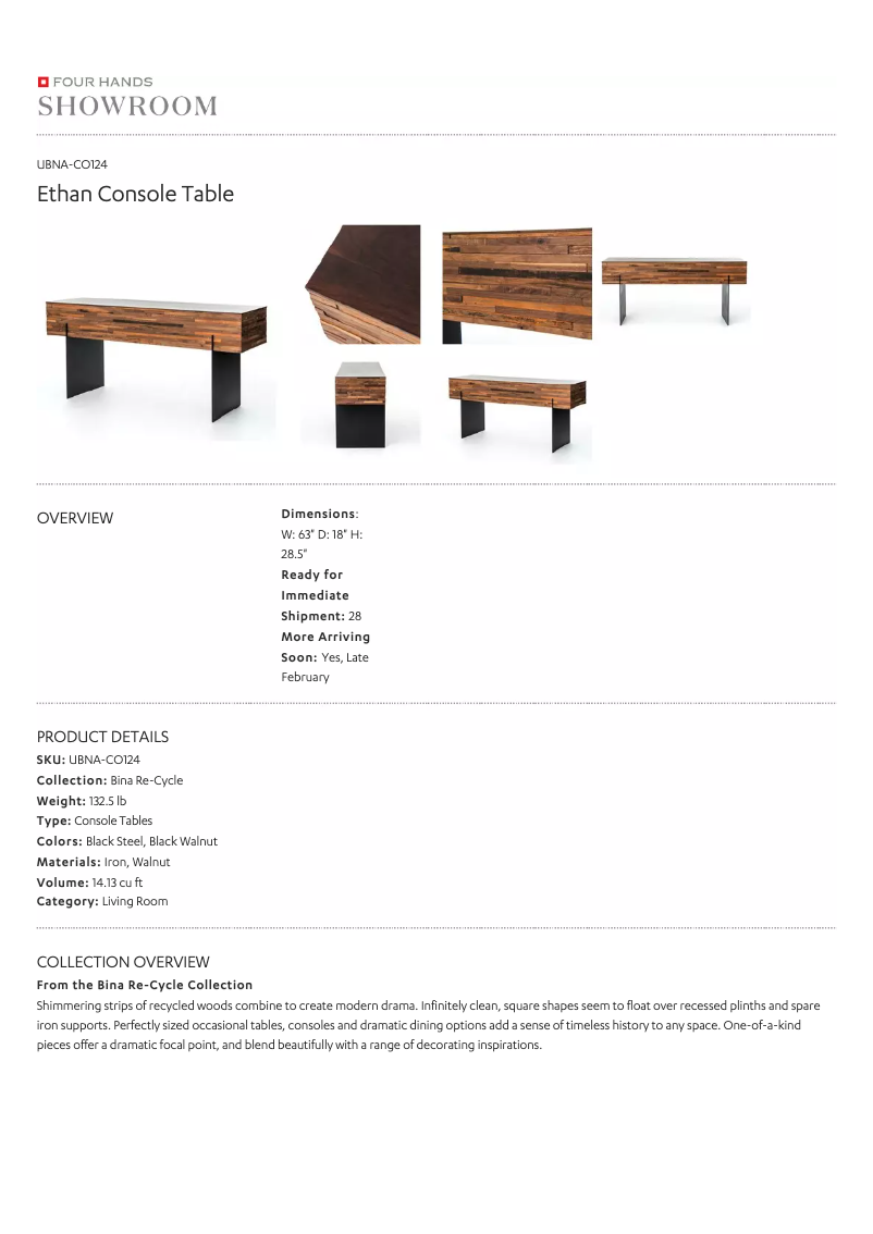 Página 1 del manual Manual de usuario Four Hands UBNA-CO124