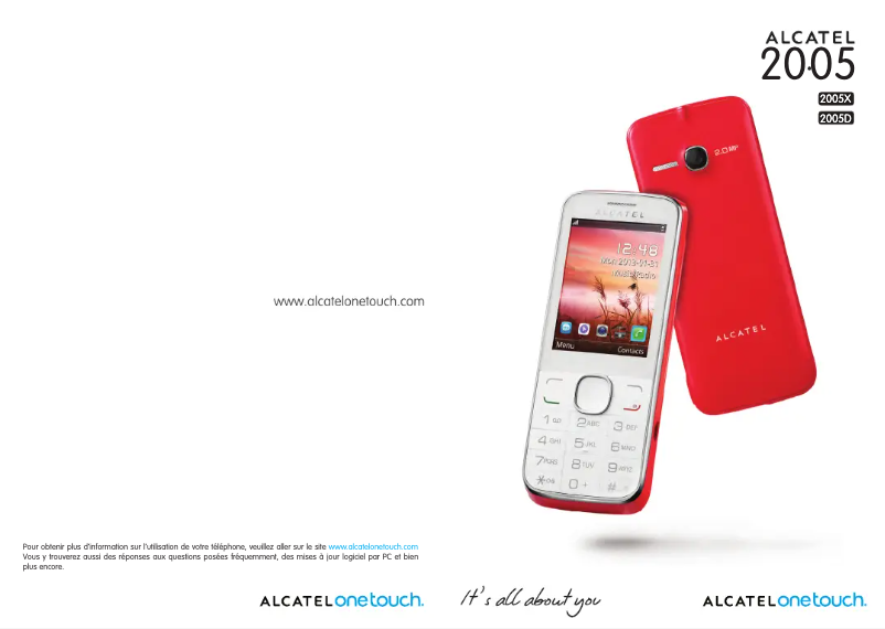 Página 1 del manual Manual de usuario Alcatel 20.05