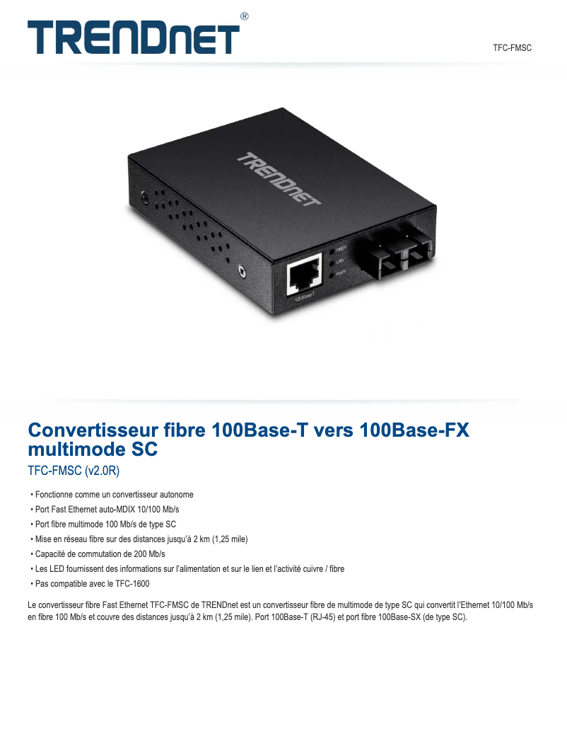 Imagen de la primera página del manual del dispositivo TFC-FMSC