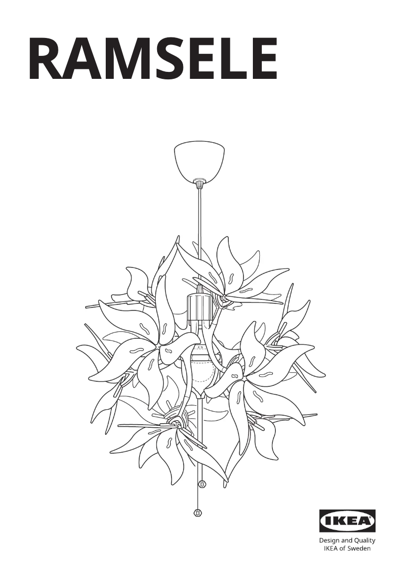 Página 1 del manual Manual de usuario Ikea RAMSELE 304.071.02
