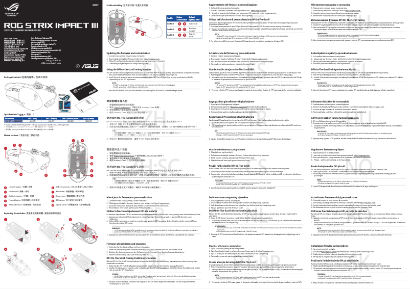 Página 1 del manual Manual de usuario Asus ROG Strix Impact III