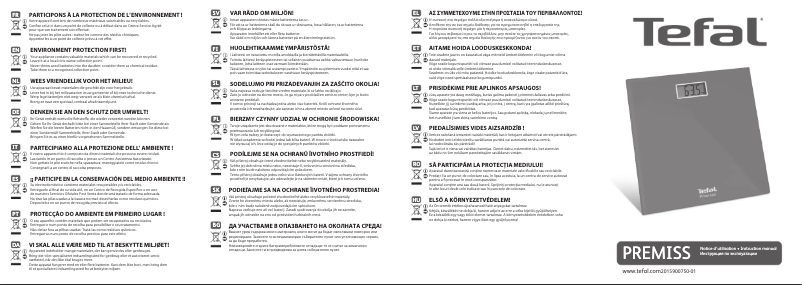 Imagen de la primera página del manual del dispositivo Premiss PP1060