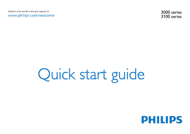 Imagen de la primera página del manual del dispositivo 32PFL3078K