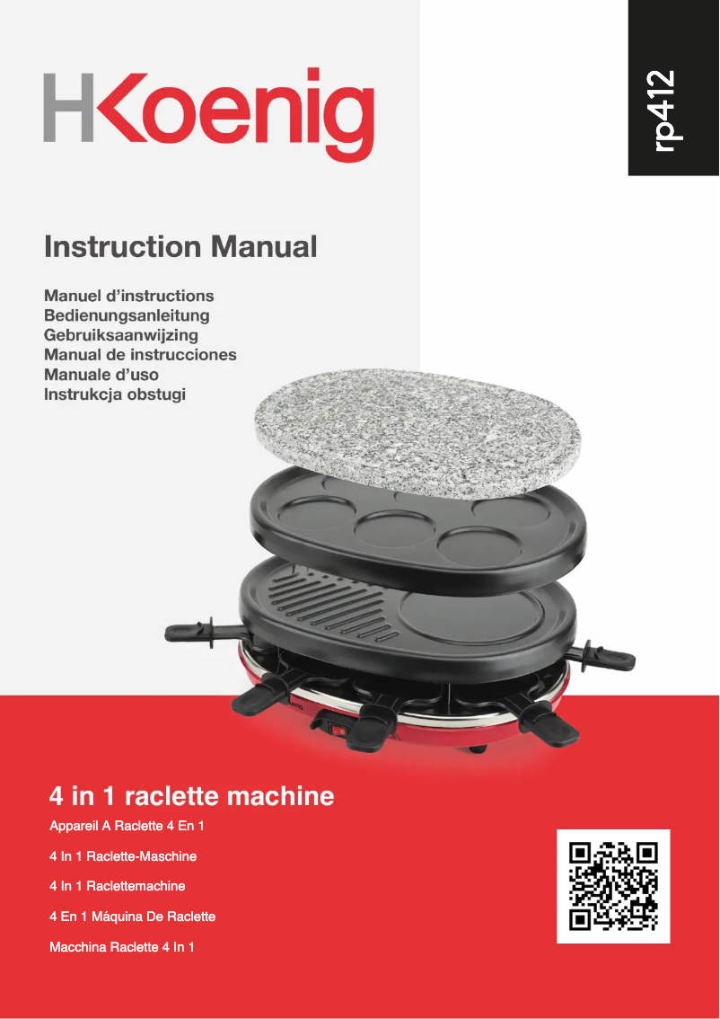 Imagen de la primera página del manual del dispositivo RP412