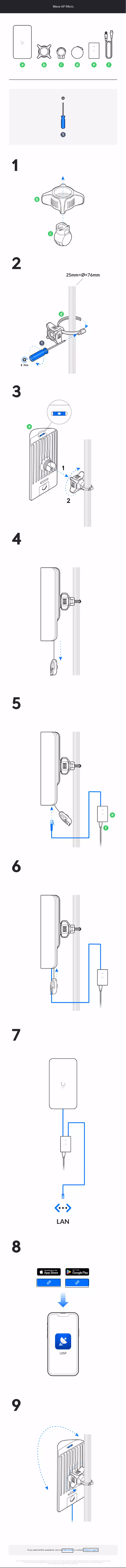 Imagen de la primera página del manual del dispositivo Wave AP Micro