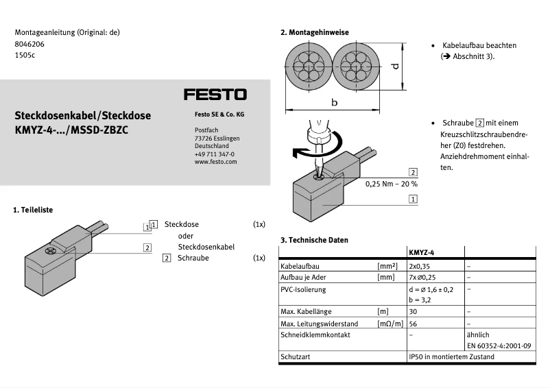 Imagen de la primera página del manual del dispositivo MSSD-ZBZC