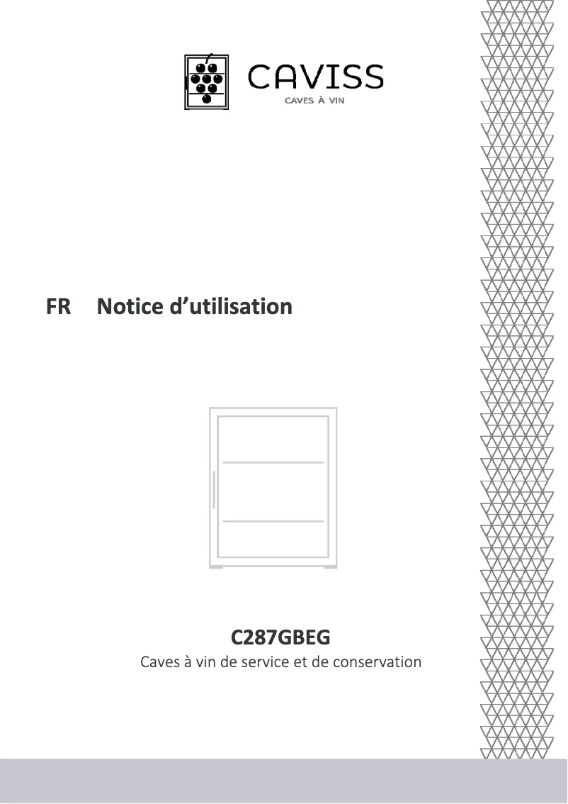 Imagen de la primera página del manual del dispositivo C287GBEG