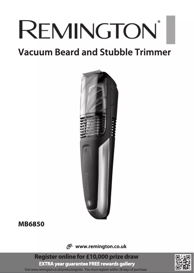 Imagen de la primera página del manual del dispositivo Vacuum MB6850