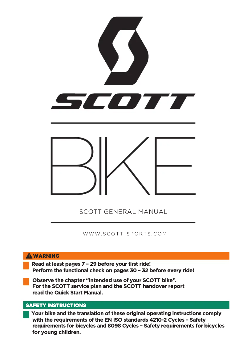 Página 1 del manual Manual de usuario Scott Spark 970