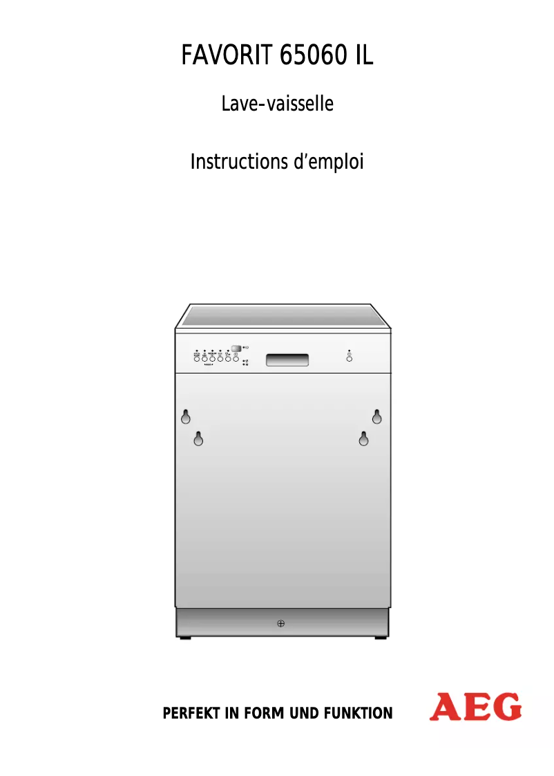 Imagen de la primera página del manual del dispositivo F65060IL