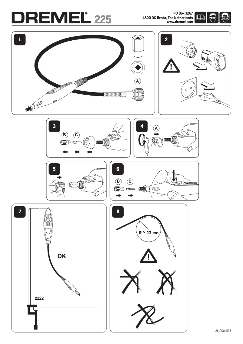 Imagen de la primera página del manual del dispositivo 225
