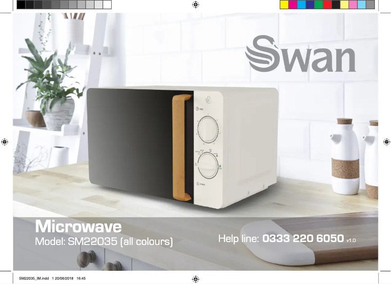 Imagen de la primera página del manual del dispositivo SM22035WHTN