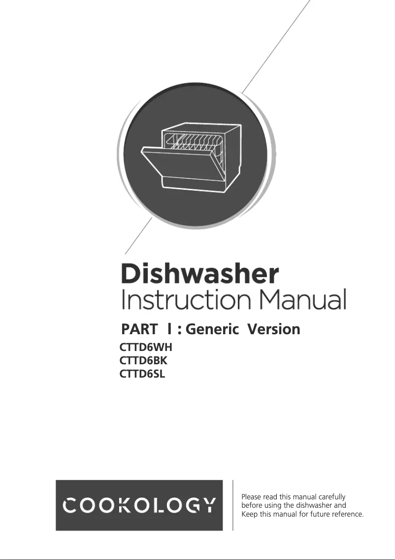 Imagen de la primera página del manual del dispositivo CTTD6BK