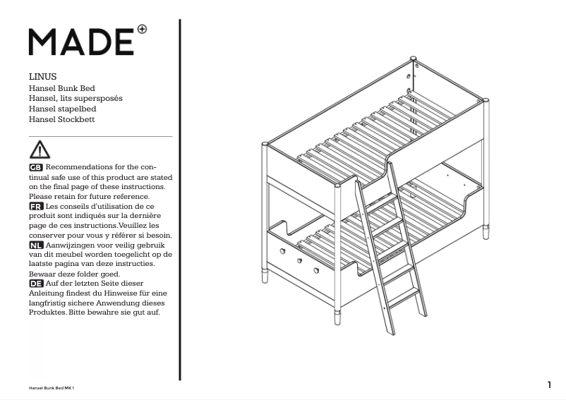 Página 1 del manual Manual de usuario MADE Linus