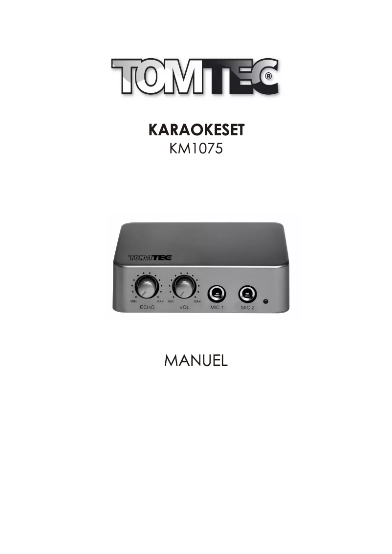 Imagen de la primera página del manual del dispositivo KM1075