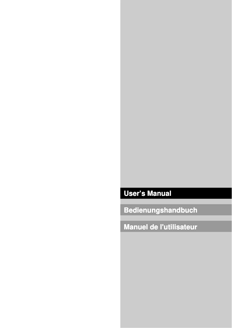 Imagen de la primera página del manual del dispositivo PlasmaSync 50VP2